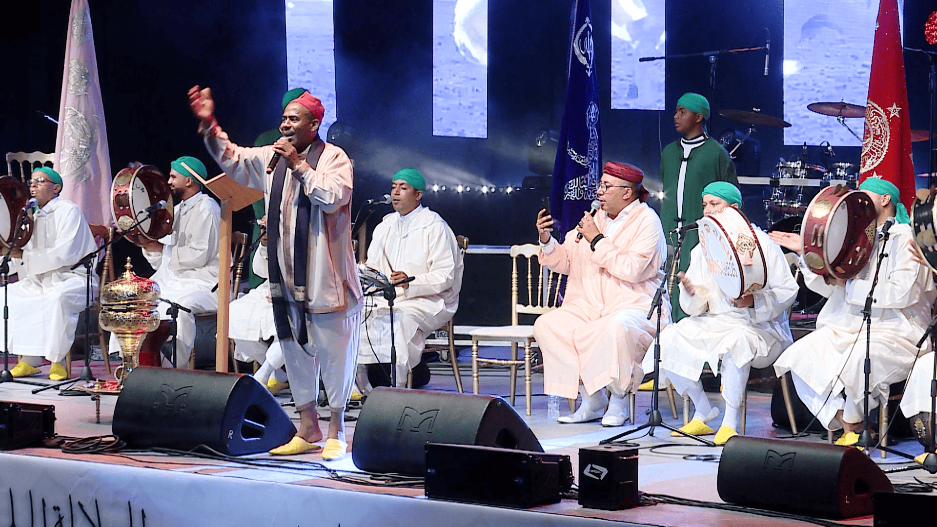 Le groupe Al-Hajj Al-Nasiri Dalal Sama' et Madih